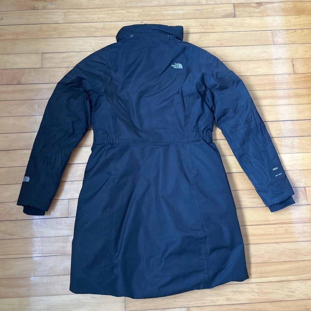 The North Face Arctic Parka Womens Medium Black 550 Down DryVent Winter Jacket - Picture 2 of 10